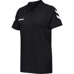 Koszulka tenisowa polo damska Hummel Go Cotton Polo Woman. Szare bluzki damskie HUMMEL, xl, bez wzorów, sportowe, bez kołnierzyka, bez ramiączek. Za 101.00 zł.