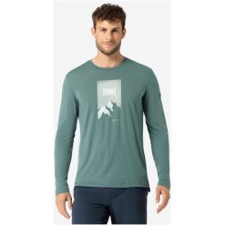 Koszulka z długim rękawem męska SUPER.NATURAL M 2 Pitch LS. Niebieskie koszulki męskie z długim rękawem Super.natural, m. Za 349.99 zł.