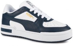 Męskie buty sportowe sneakersy skórzane biało granatowe CA PRO CLASSIC. Białe buty sportowe na co dzień męskie Puma, z gumy, bez zapięcia, trekkingowe. Za 225.00 zł.