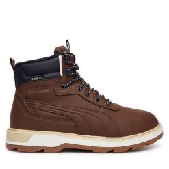 Trapery Puma. Brązowe buty zimowe męskie Puma, bez zapięcia. Za 499.99 zł.