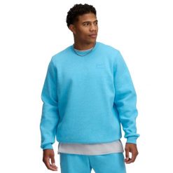 Bluza Under Armour Icon. Niebieskie bluzy bez kaptura męskie Under Armour, xl, z bawełny. Za 261.55 zł.