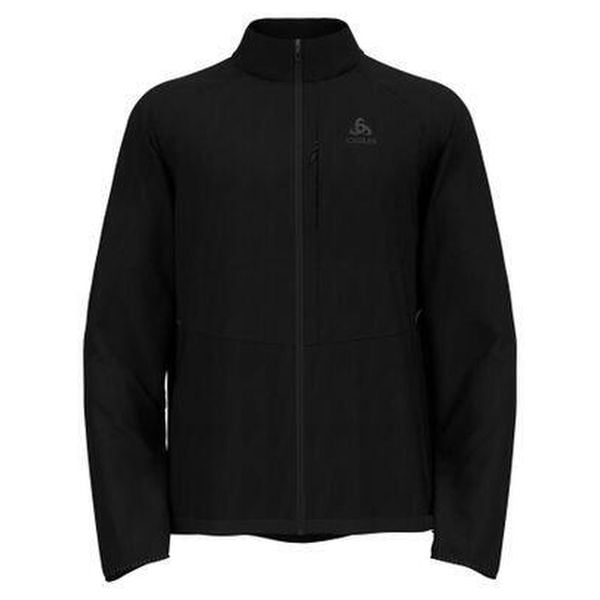 Kurtka męska Odlo ZEROWEIGHT Jacket. Czarne kurtki męskie Odlo, m, bez wzorów, sportowe, bez kaptura. Za 438.46 zł.