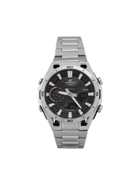 Casio Zegarek Edifice ECB-2300D-1AEF Srebrny. Szare, analogowe zegarki męskie Casio, srebrne. Za 1,149.00 zł.