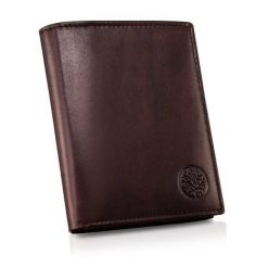 Portfel skórzany BETLEWSKI BPM-NVTC-300 brązowy. Brązowe portfele męskie Betlewski, bez wzorów, ze skóry. Za 129.99 zł.