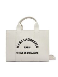 KARL LAGERFELD Torebka B1W30041 Biały. Białe torebki klasyczne damskie Karl Lagerfeld, bez wzorów, ze skóry, bez dodatków. Za 849.99 zł.