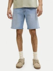 Jack & Jones Szorty materiałowe Rick Original 12290839 Niebieski Regular Fit. Niebieskie szorty męskie Jack & Jones, z materiału, bez kołnierzyka. Za 89.99 zł.