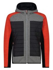 CMP Kurtka hybrydowa w kolorze szaro-czerwonym rozmiar: 50. Czerwone kurtki outdoor męskie CMP, m, bez wzorów, z syntetyku, bez kaptura. Za 291.51 zł.