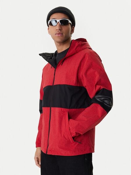 Quiksilver Kurtka snowboardowa Hight In The Hood JK EQYTJ03517 Czerwony Relaxed Fit. Czerwone kurtki narciarskie i snowboardowe damskie Quiksilver, m, bez wzorów, z syntetyku, bez kaptura, narciarskie. Za 879.99 zł.