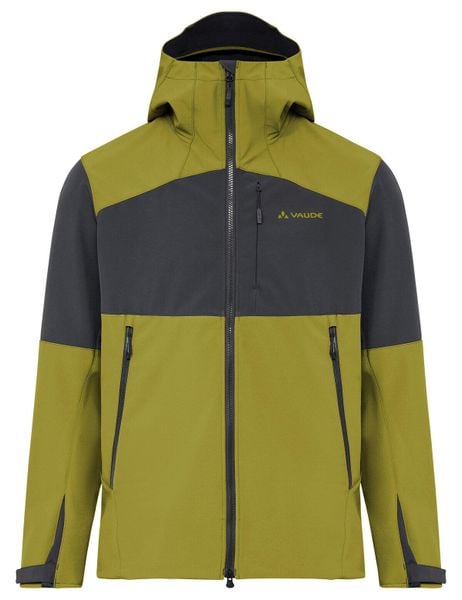Kurtka softshellowa M Roccia Softshell Jacket. Zielone kurtki męskie Vaude, m, bez wzorów, z materiału, z kapturem. Za 847.80 zł.