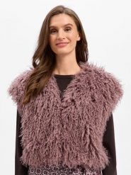 Liu Jo Collection Damowa kamizelka ze sztucznego futra Kobiety Sztuczne włókno lila, 34. Kamizelki damskie Liu Jo Collection, z włókna. Za 949.95 zł.