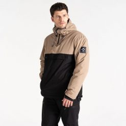 Kurtka narciarska męska Freeride Overhead. Czarne kurtki męskie Dare 2b, m, bez wzorów, z tkaniny, bez kaptura, narciarskie. W wyprzedaży za 479.99 zł.