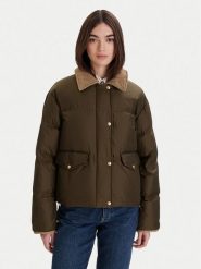 Marc O'Polo Kurtka puchowa 509 1119 70099 Zielony Regular Fit. Zielone kurtki damskie Marc O´Polo, bez wzorów, z puchu, bez kaptura. Za 1,419.00 zł.