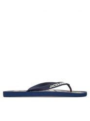 Jack & Jones Japonki Jfwlogo Palm Print Flip Flop Ln 12230642 Granatowy. Niebieskie klapki i japonki męskie Jack & Jones, z tworzywa sztucznego. Za 49.99 zł.