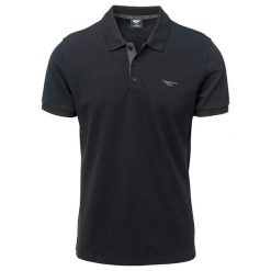Męska Koszulka Polo Micko II. Czarne koszulki polo męskie Hi-tec, m, bez wzorów, bez ramiączek. Za 83.99 zł.