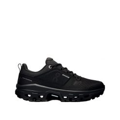 Buty trekkingowe On Cloudrock Low WP Kobieta Czarne. Czarne obuwie trekkingowe damskie On Running. Za 983.60 zł.