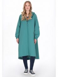 Schmuddelwedda Płaszcz przeciwdeszczowy w kolorze turkusowym rozmiar: XL. Niebieskie płaszcze damskie Schmuddelwedda, xl, bez wzorów, sportowe. Za 323.65 zł.