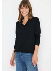 Cecil Koszulka w kolorze czarnym rozmiar: XL. Czarne t-shirty damskie Cecil, xl, bez wzorów, z bawełny, bez kołnierzyka. Za 91.34 zł.