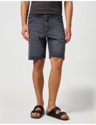 MESKIE SPODENKI WRANGLER TEXAS SHORTS DUSK 112364833. Szorty męskie Wrangler, z jeansu, bez kołnierzyka. Za 169.99 zł.