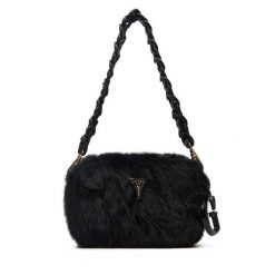 Torebka Guess. Czarne torebki klasyczne damskie Guess, z aplikacjami, bez dodatków. Za 209.99 zł.