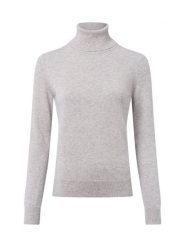 Franco Callegari Sweter z kaszmiru Kobiety Kaszmir szary, XL. Szare golfy damskie Franco Callegari, xl, bez wzorów, z kaszmiru, bez ramiączek. Za 499.95 zł.