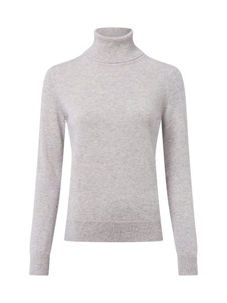Franco Callegari Sweter z kaszmiru Kobiety Kaszmir szary, XL. Szare golfy damskie Franco Callegari, xl, bez wzorów, z kaszmiru, bez ramiączek. Za 499.95 zł.