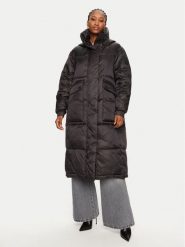 PINKO Płaszcz zimowy Insegna 103818 A1ZR Czarny Regular Fit. Czarne płaszcze damskie Pinko, na zimę, s, bez wzorów, z syntetyku. Za 1,779.00 zł.