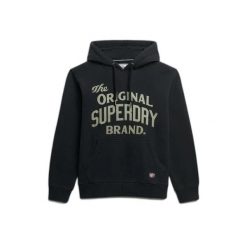 Casualowa bluza z kapturem Superdry Heritage Brand. Czarne bluzy z kapturem męskie Superdry., m. Za 342.35 zł.