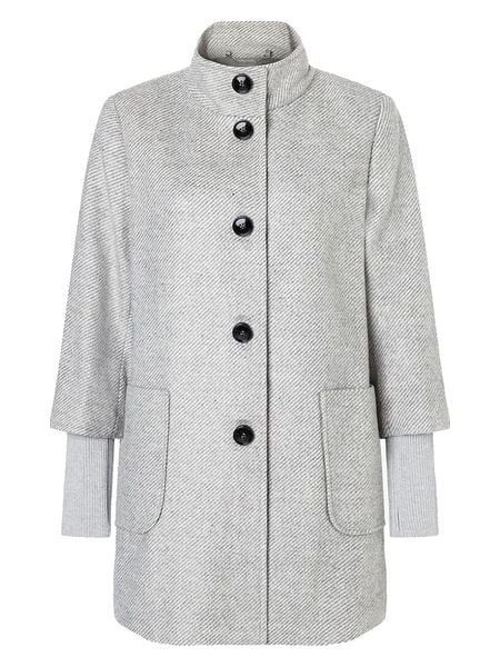 More & More Płaszcz przejściowy w kolorze beżowym rozmiar: 38. Brązowe płaszcze damskie MORE & MORE, bez wzorów. Za 286.84 zł.