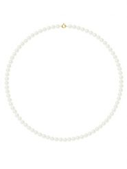 Pearline Naszyjnik z perłami w kolorze białym - dł. 42 cm rozmiar: onesize. Białe naszyjniki damskie Pearline, złote. Za 556.99 zł.