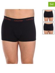 CALVIN KLEIN UNDERWEAR Bokserki (3 pary) w kolorze czarnym rozmiar: M. Czarne bokserki męskie Calvin Klein Underwear, bez wzorów. Za 165.71 zł.