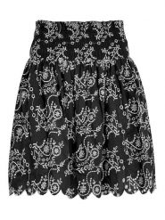 Peppercorn Spódnica "Tiffany" w kolorze czarno-białym rozmiar: 38. Czarne spódniczki damskie Peppercorn, bez wzorów, z bawełny, z podwyższonym stanem, midi, proste. Za 159.95 zł.
