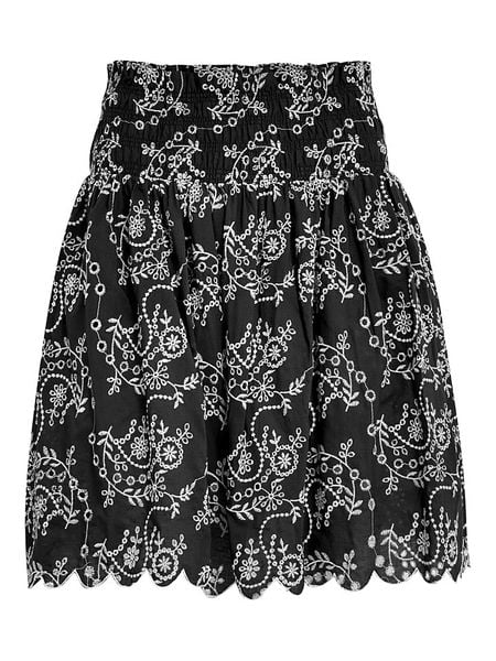 Peppercorn Spódnica "Tiffany" w kolorze czarno-białym rozmiar: 38. Czarne spódniczki damskie Peppercorn, bez wzorów, z bawełny, z podwyższonym stanem, midi, proste. Za 159.95 zł.