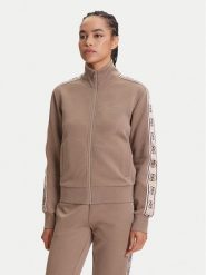 Guess Bluza V2YQ16 KB3P2 Brązowy Regular Fit. Brązowe bluzy bez kaptura damskie Guess, s, z syntetyku. Za 279.99 zł.