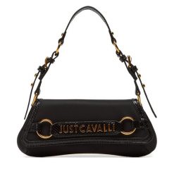 Torebka Just Cavalli. Czarne torebki klasyczne damskie Just Cavalli, bez wzorów, bez dodatków. Za 319.99 zł.