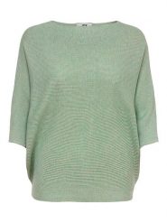 JDY Sweter "Jdynew" w kolorze zielonym rozmiar: S. Zielone swetry klasyczne damskie JDY, s, prążkowane, bez kołnierzyka. Za 79.03 zł.
