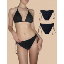 Bikini strój kąpielowy TEEN brazylijskie bikini menstruacyjne Bimba 2-pak. Czarne bikini damskie Anaissa, bez wzorów. W wyprzedaży za 300.00 zł.