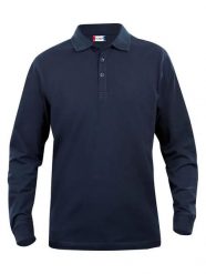 Clique Koszulka polo z długim rękawem junior bawełna – dopasowany krój – dark. Niebieskie koszulki polo męskie CLIQUE, bez wzorów, z bawełny, bez ramiączek. Za 126.84 zł.