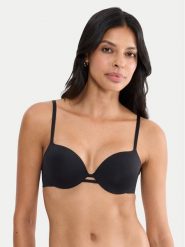 Triumph Biustonosz z fiszbiną Body Make-Up Illusion 10226399 Czarny. Czarne body damskie Triumph, bez wzorów, z syntetyku. Za 189.99 zł.