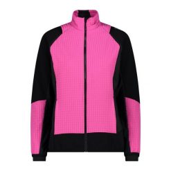 Kurtka damska turystyczna CMP 34A2356. Czerwone kurtki damskie CMP, l, bez wzorów, z softshellu, z kapturem. Za 449.50 zł.