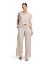 Vera Mont Spodnie w kolorze kremowo-srebrnym rozmiar: 44. Brązowe spodnie materiałowe damskie Vera Mont, bez wzorów, z materiału. Za 208.99 zł.