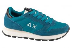 Buty sportowe Sneakersy damskie, SUN68 Ally Solid. Niebieskie buty sportowe na co dzień damskie SUN68, bez wzorów, z materiału, trekkingowe. Za 369.99 zł.