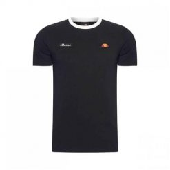 Koszulka sportowa męska Ellesse Ferdorini Tee. Czarne t-shirty sportowe męskie Ellesse, l, bez ramiączek, trekkingowe. Za 139.00 zł.