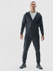 4F Spodnie treningowe szybkoschnące męskie - szare XL. Szare spodnie sportowe męskie 4f, z dzianiny. Za 179.99 zł.