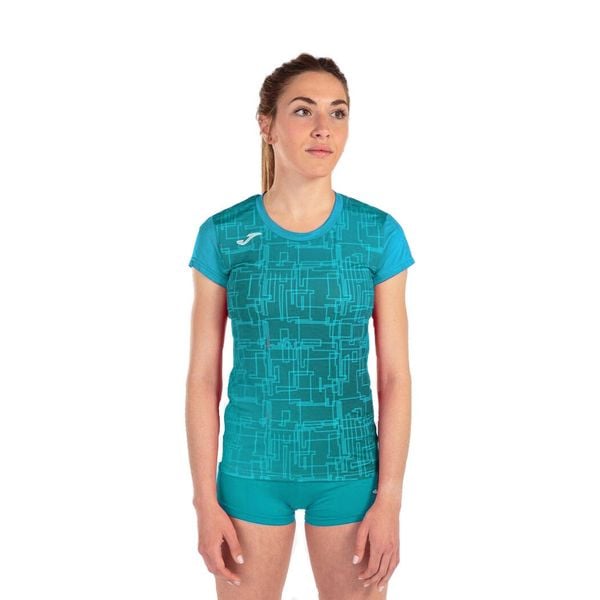 Koszulka do biegania damska Joma Elite VIII. Niebieskie bluzki damskie Joma, xs, bez wzorów, bez kołnierzyka. W wyprzedaży za 99.80 zł.