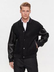 Boss Kurtka bomber Motiver1 50499589 Czarny Regular Fit. Czarne kurtki męskie Boss, m, bez wzorów, z wełny, bez kaptura. Za 2,299.00 zł.