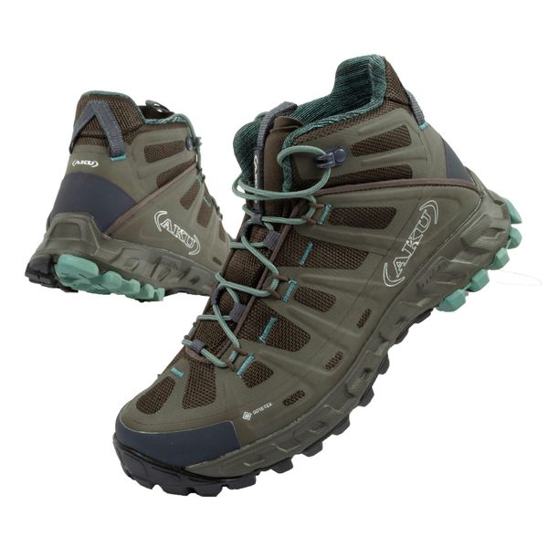 Buty trekkingowe damskie Aku Selvatica Mid Gore-Tex. Zielone obuwie trekkingowe damskie Aku. Za 369.00 zł.