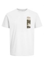 Bawełniany t-shirt T-SIDE. Białe t-shirty męskie Volcano, m, bez wzorów, z bawełny, bez kołnierzyka. Za 59.99 zł.