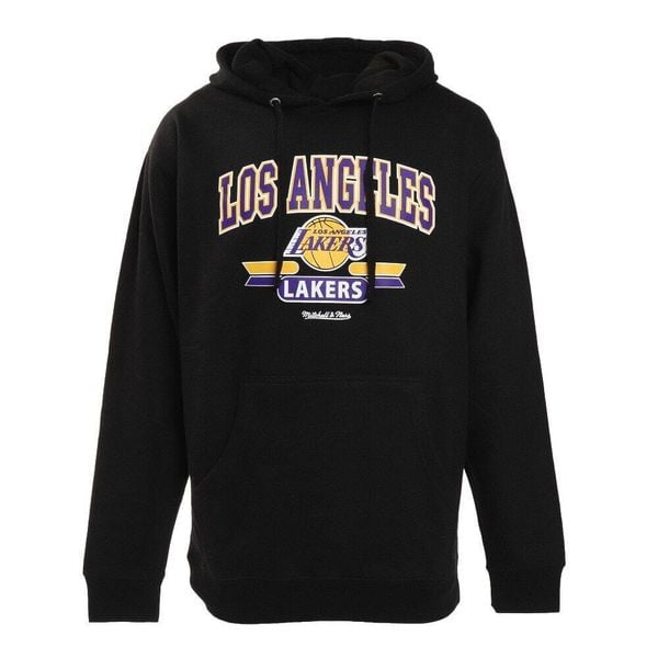 Bluza z kapturem Los Angeles Lakers. Czarne bluzy z kapturem męskie Mitchell & Ness. Za 330.50 zł.