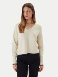 Vero Moda Sweter Aquarius 10331898 Beżowy Regular Fit. Brązowe swetry klasyczne damskie Vero Moda, l, z syntetyku, bez kołnierzyka. Za 159.99 zł.