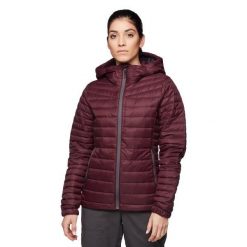 Kurtka puchowa damska Black Diamond Access Down Hoody. Czerwone kurtki damskie Black Diamond, xs, bez wzorów, z puchu, bez kaptura. W wyprzedaży za 576.15 zł.